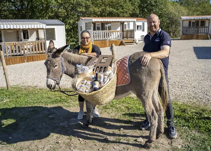 De La Ferme Aux Anesses, Mobil Myrtille Campsite *