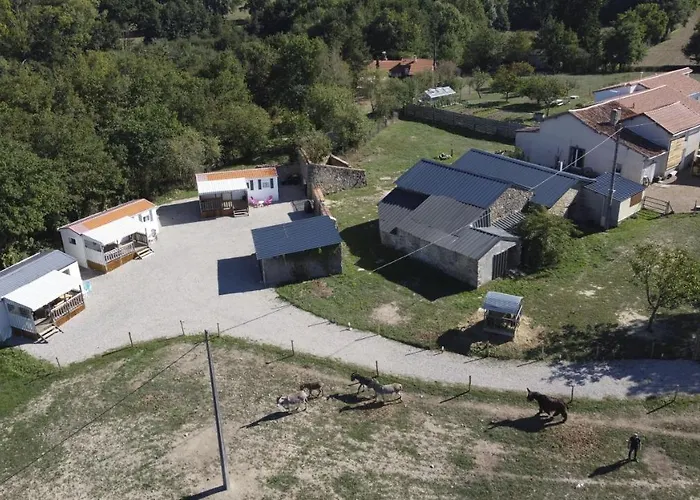 De La Ferme Aux Anesses, Mobil Myrtille Campsite