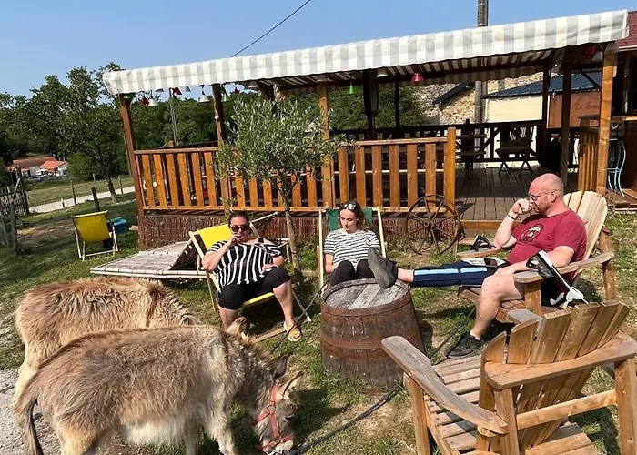 Campsite De La Ferme Aux Anesses, Mobil Myrtille